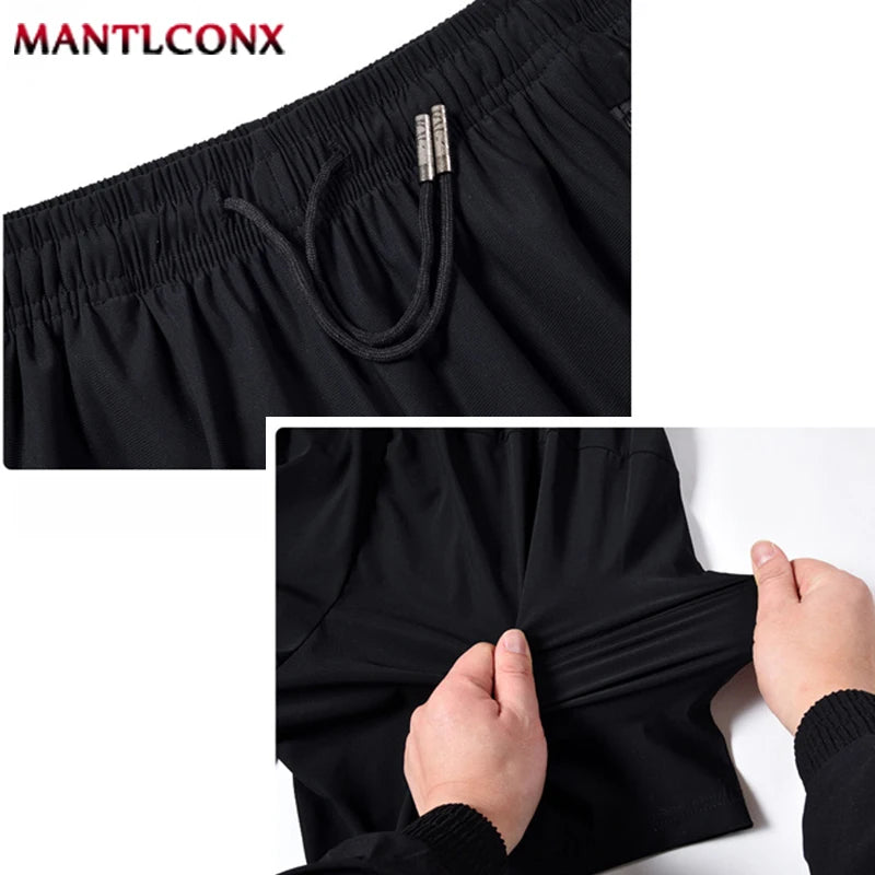 Men's Premium Quick-Dry Athletic Shorts | Elastic Waist, Secure Zipper Pocket & Stretch Fit
