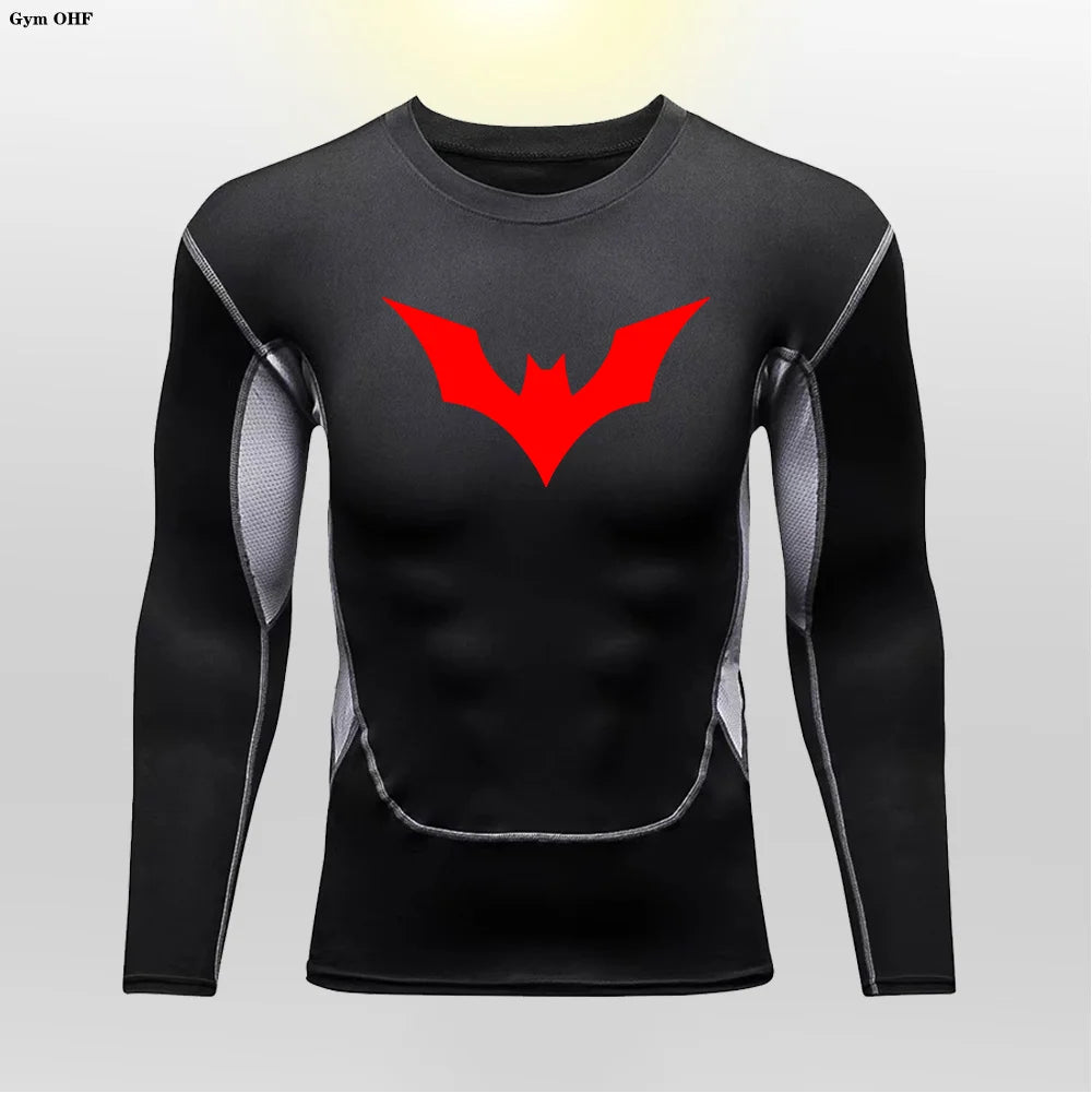 Unisex Athletic Compression Shirt | Breathable Lycra Base Layer, Anti-Sweat Performance Top