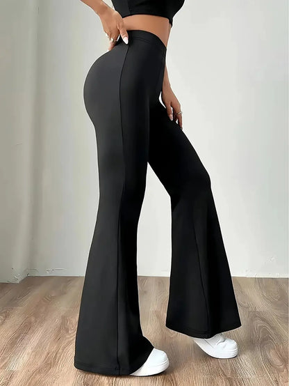 Premium Stretch Ankle Pants for Women | Buttery-Soft Poly-Spandex Blend, High-Rise & Flattering Fit