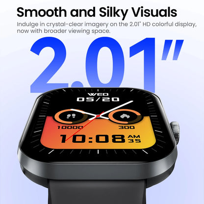 Haylou Watch S6 Smartwatch | 2.01" HD Display, Bluetooth Calling & 127 Sport Modes