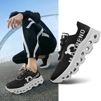 Premium Casual Men's Shoes | Easy-Fit Strap, Breathable Microfiber & Rubber Sole