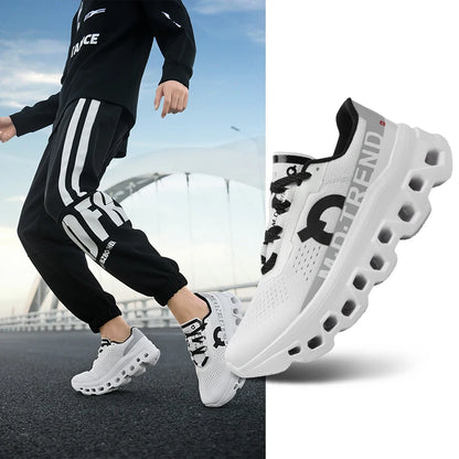 Premium Casual Men's Shoes | Easy-Fit Strap, Breathable Microfiber & Rubber Sole