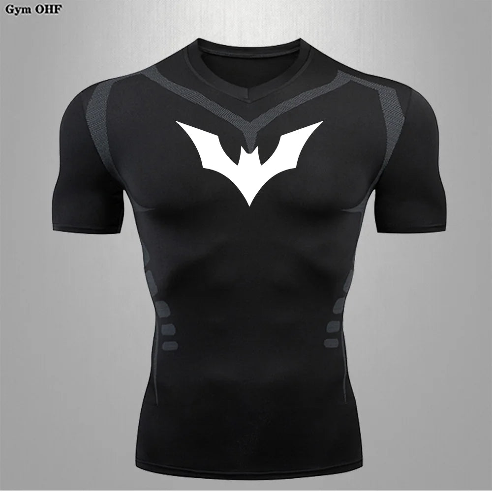 Unisex Athletic Compression Shirt | Breathable Lycra Base Layer, Anti-Sweat Performance Top