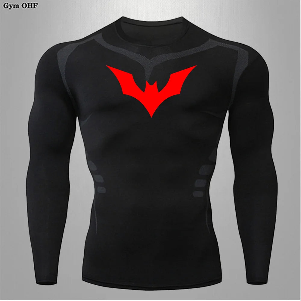 Unisex Athletic Compression Shirt | Breathable Lycra Base Layer, Anti-Sweat Performance Top