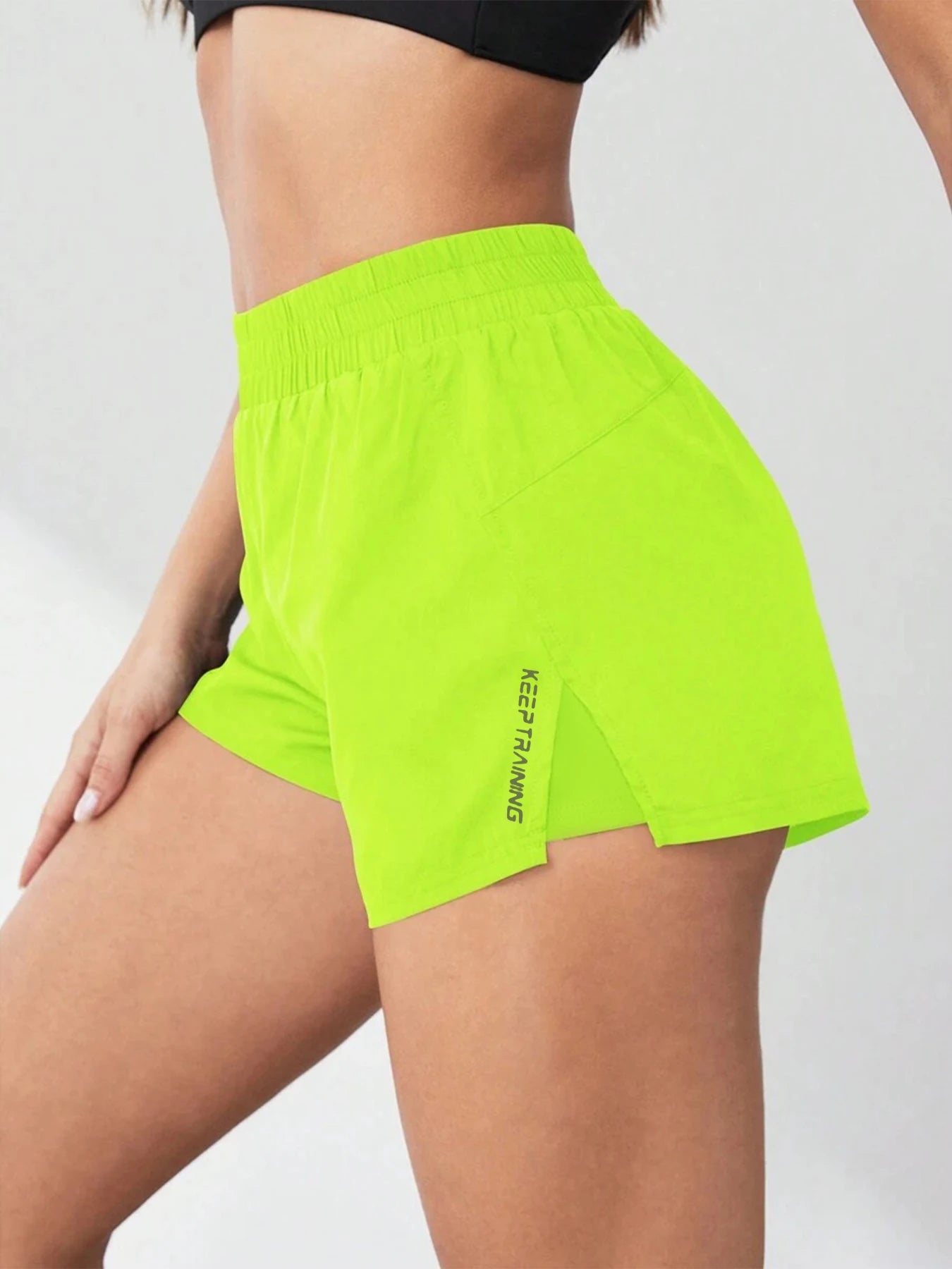 Women's High-Waist Stretch Shorts | Premium Terylene Blend, Functional Pockets & Slim Fit