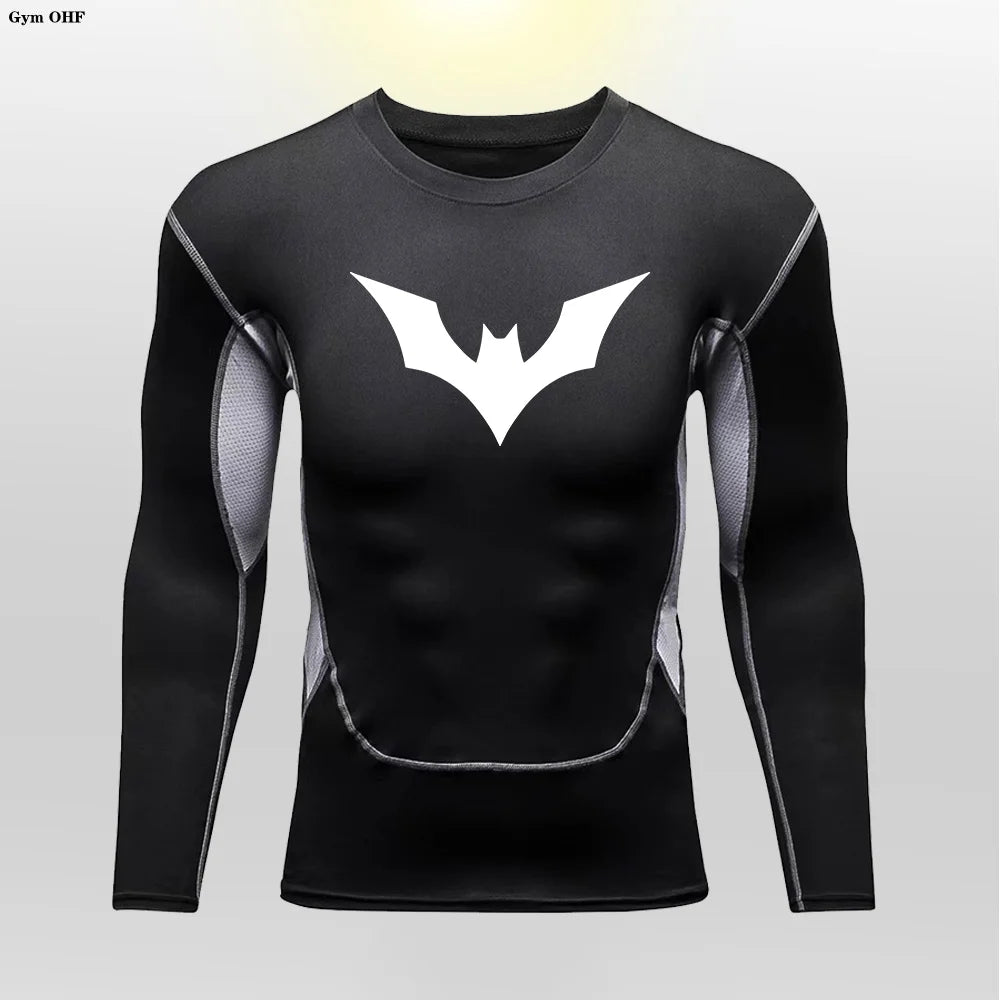Unisex Athletic Compression Shirt | Breathable Lycra Base Layer, Anti-Sweat Performance Top
