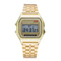 Wecin Fashion Wristwatch | Modern Asymmetric Shape, Glass Dial & LED Multifunction