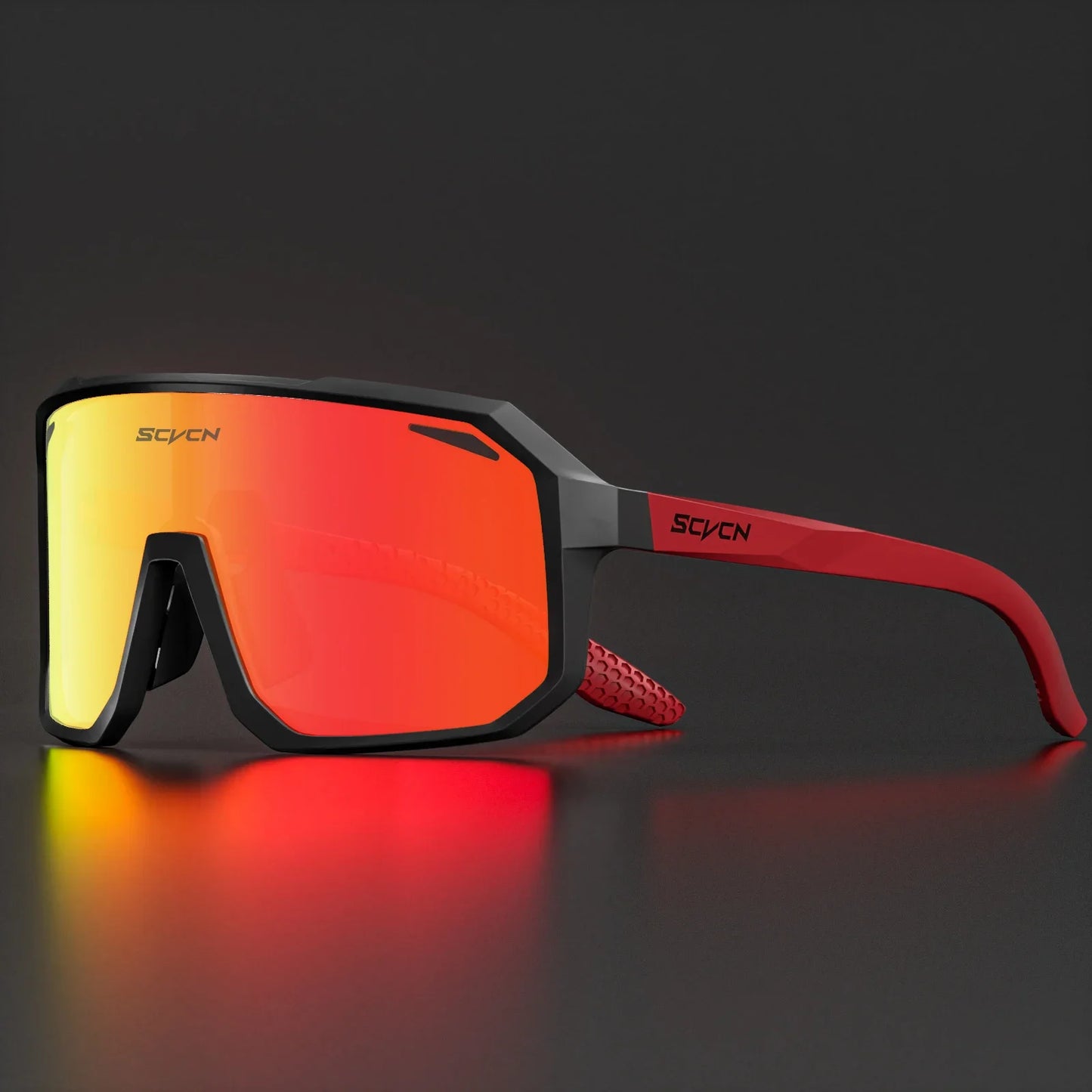 SCVCN Photochromic Cycling Glasses Bike Mountain Bicycle Golf UV400 Sunglasses Sport Protection Glasses for Men Women Baseball