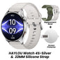 HAYLOU Watch 4S GPS Smartwatch - 1.43" AMOLED Display, 5-Satellite GPS, Bluetooth Calling, 18-Day Battery Life