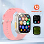 Odelettevcy 2.01" Smart Watch | Large Square Full-Touch Screen, Bluetooth Calls & Built-in USB Charging