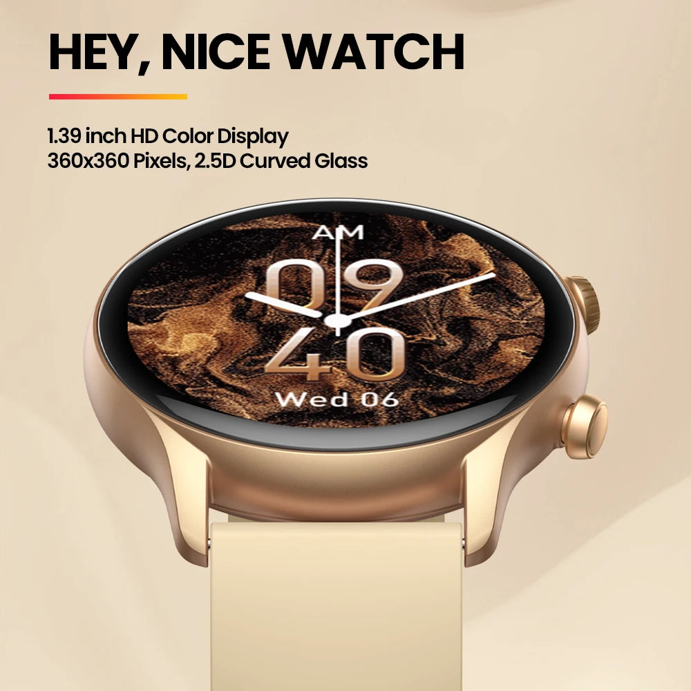 Zeblaze Btalk 3 Plus Smartwatch - Voice Calling and 1.39" Display