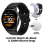 HAYLOU Watch 4S GPS Smartwatch - 1.43" AMOLED Display, 5-Satellite GPS, Bluetooth Calling, 18-Day Battery Life