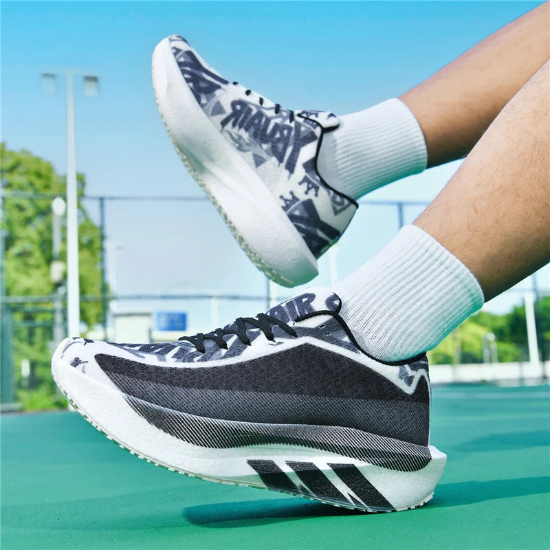 Unisex Half Marathon Running Shoes | Responsive Air Cushion, Easy-Fit Strap & Rubber Sole