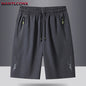 Men's Premium Quick-Dry Athletic Shorts | Elastic Waist, Secure Zipper Pocket & Stretch Fit