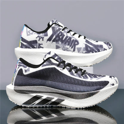 Unisex Half Marathon Running Shoes | Responsive Air Cushion, Easy-Fit Strap & Rubber Sole